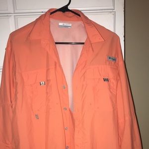 Columbia PFG button down shirt